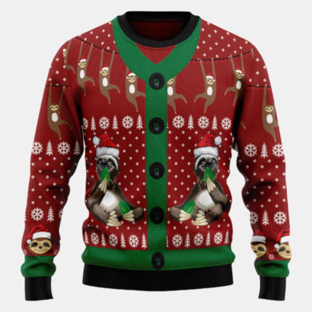 Sloth Sloth Ugly Sweater