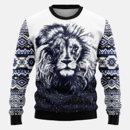 Awesome Lion Ugly Sweater