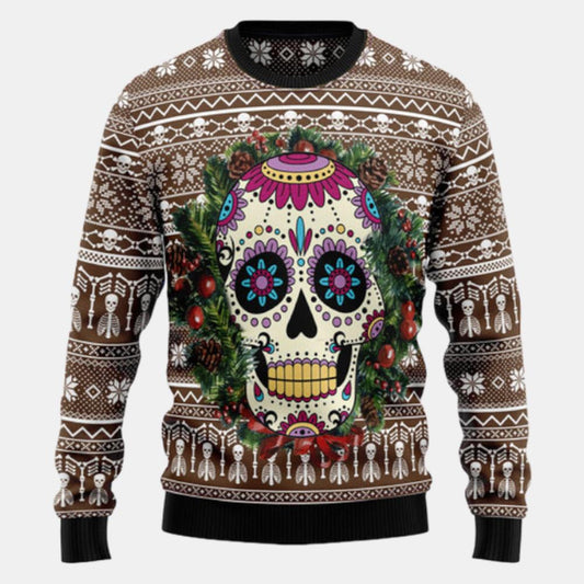 Awesome Sugar Skull Ugly Sweater