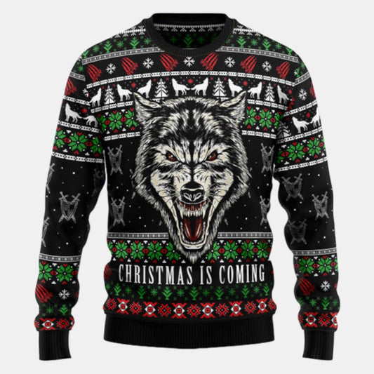 Awesome Wolf Ugly Sweater