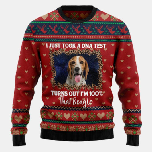 Beagle Dna Ugly Sweater