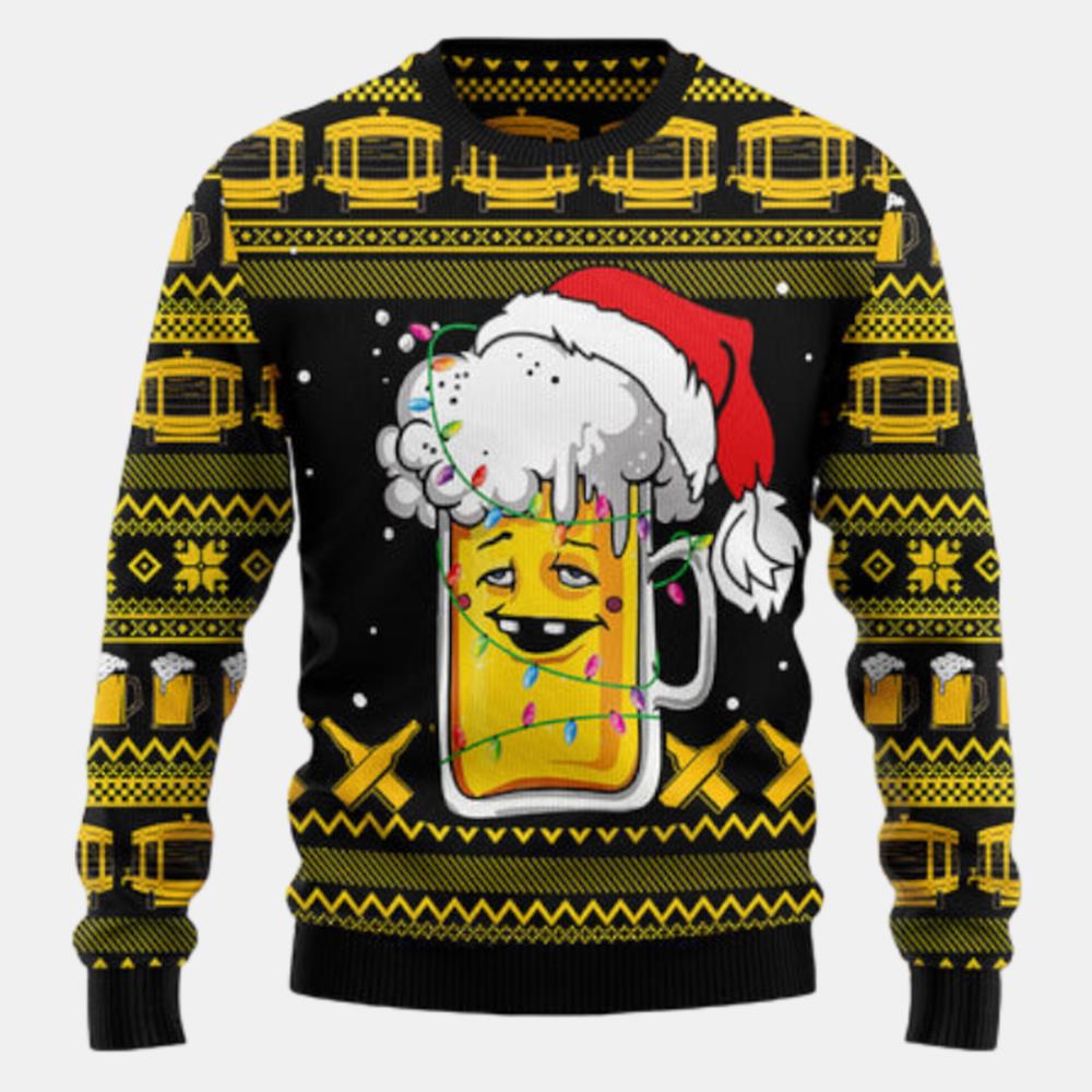 Beer Xmas Ugly Sweater
