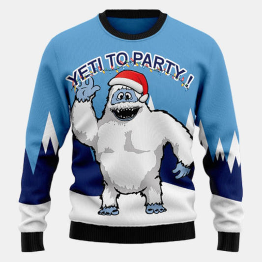 Bigfoot Party Ugly Sweater