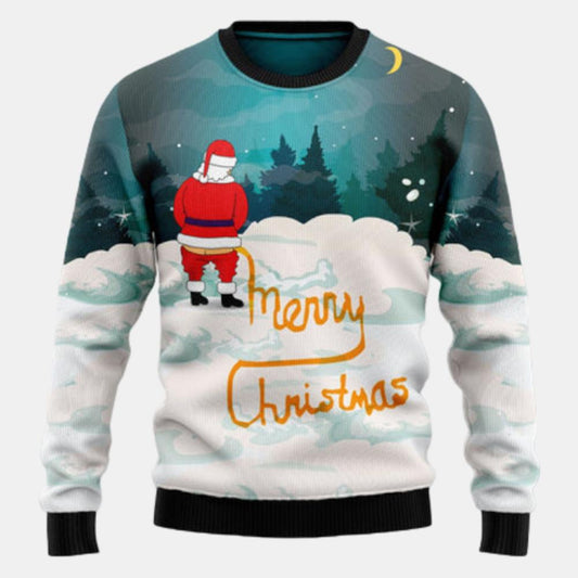 Santa Merry Christmas Ugly Sweater
