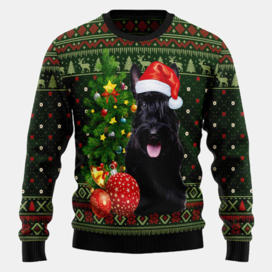 Scottish Terrier Cute Christmas Ugly Sweater