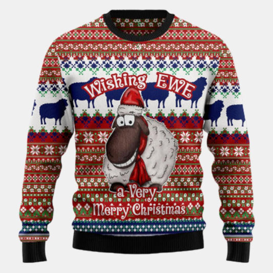 Sheep Wishing Ewe Ugly Sweater