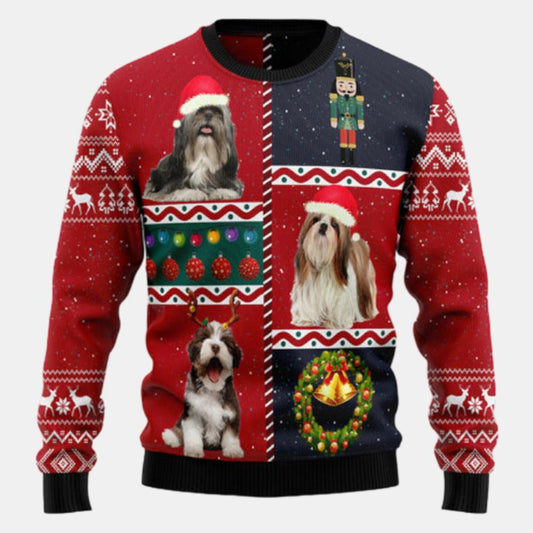 Shih Tzu Vintage Ugly Sweater