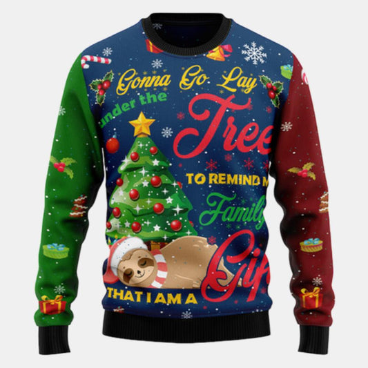 Sloth Gift Ugly Sweater
