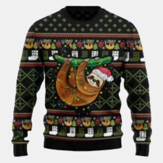 Sloth Light Ugly Sweater