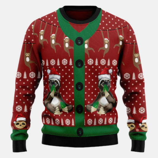 Sloth Sloth Ugly Sweater