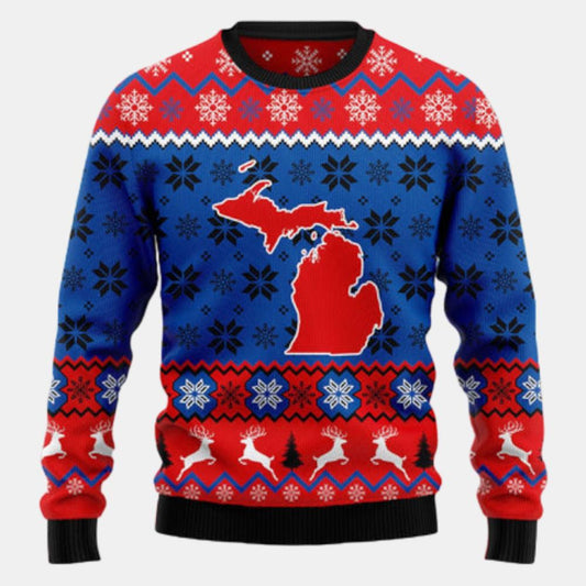 Sweet Home Michigan Ugly Sweater