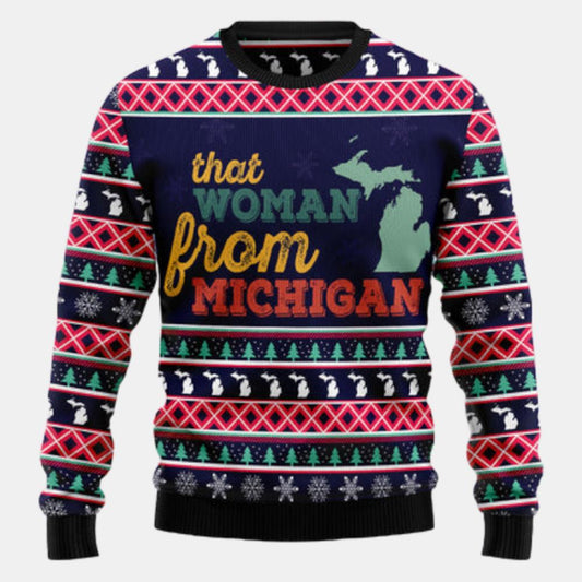 That Woman From Michigan Ugly Sweater